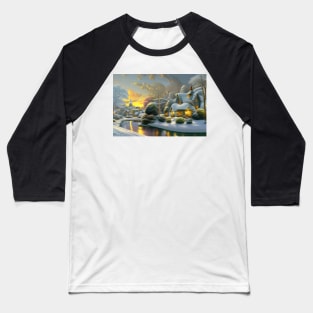 Winter landscape Baseball T-Shirt